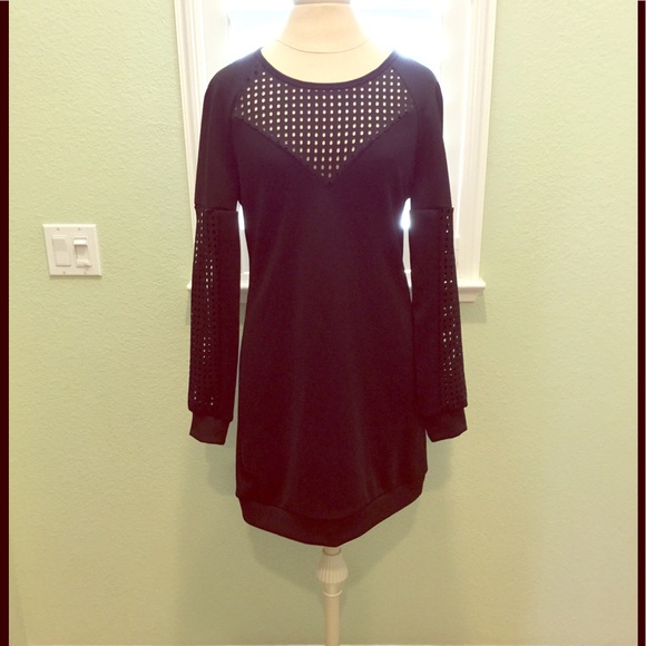 Fabletics Stretch Neoprene Minidress - Picture 1 of 4